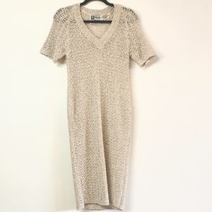 Hand Loomed Linen Midi Dress